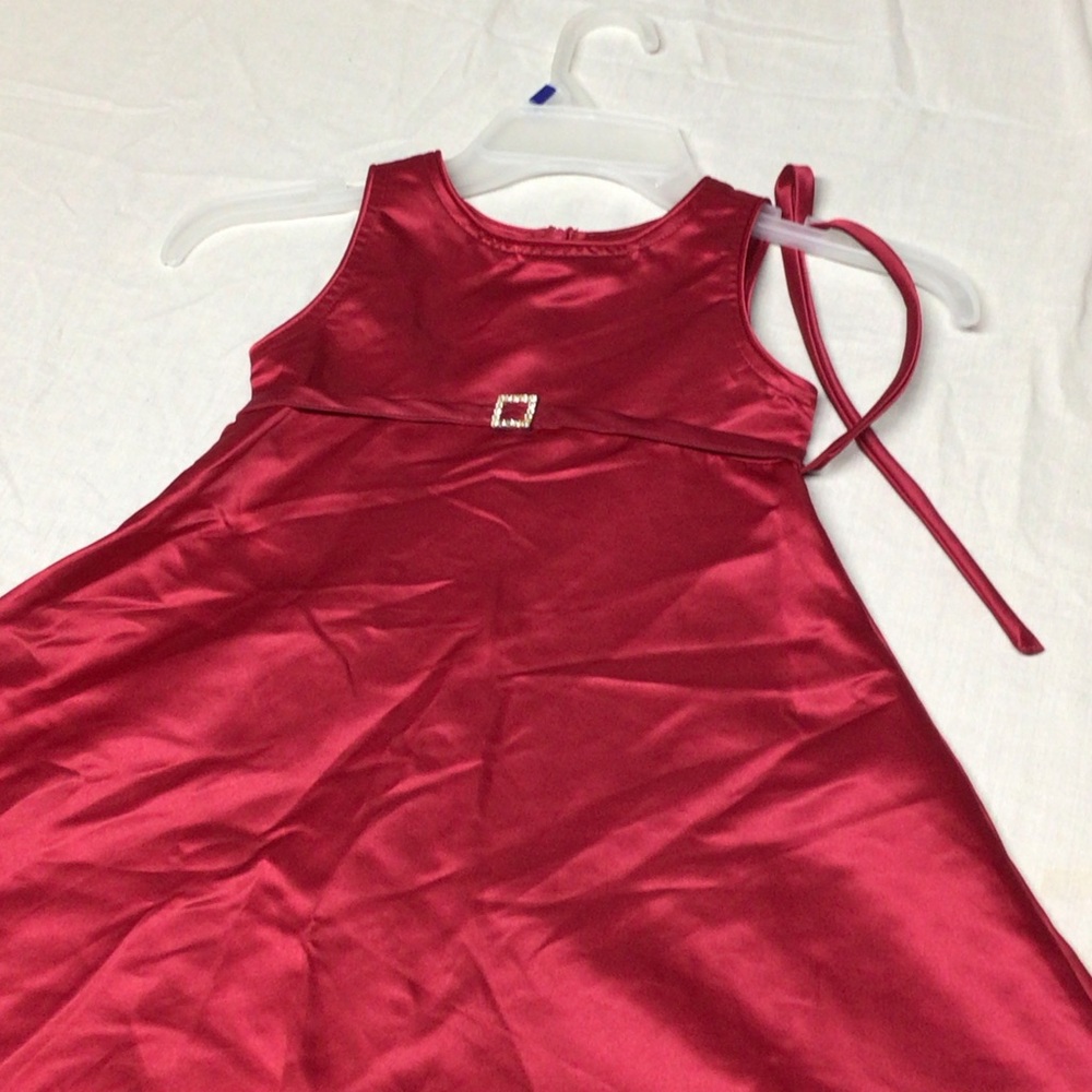 Elegant Red Kids Formal Dress